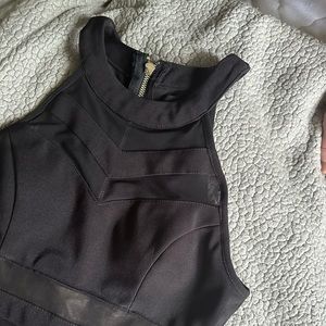 Black cocktail dress